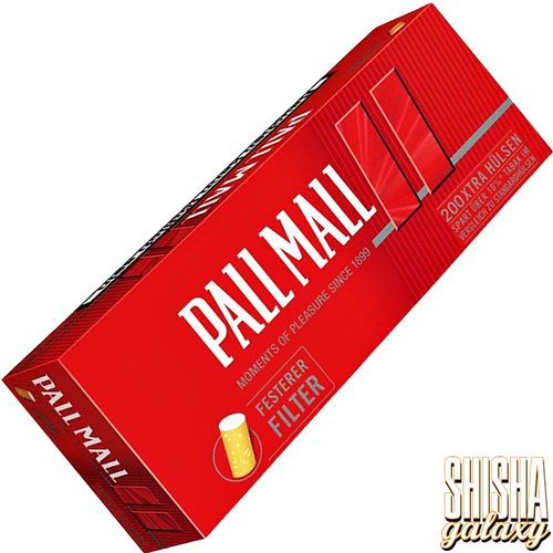 Pall Mall Pall Mall - Rot Xtra - Extra - Filterhülsen - 5 x 200 Stück (1000 Stk)