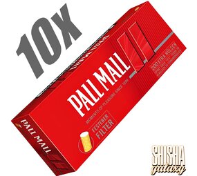 Pall Mall Rot - Extra - Filterhülsen - 10 x 200 Stück (2000 Stk) Pall Mall Rot - Extra - Filterhülsen - 10 x 200 Stück (2000 Stk)