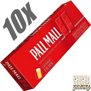 Pall Mall Rot - Extra - Filterhülsen - 10 x 200 Stück (2000 Stk)