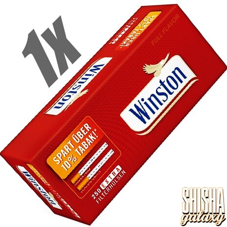 Winston Winston - Red - Extra - Filterhülsen - 1 x 250 Stück Winston Winston - Red - Extra - Filterhülsen - 1 x 250 Stück