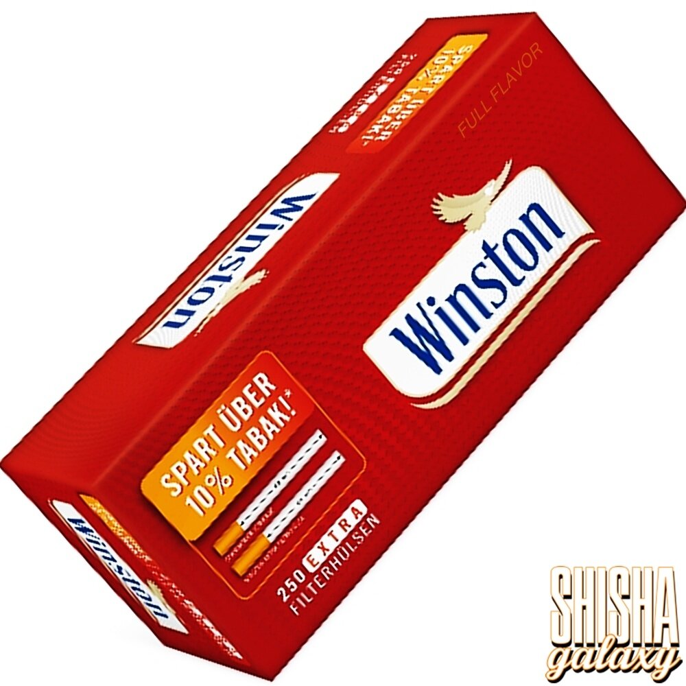 Winston Winston - Red - Extra - Filterhülsen - 4 x 250 Stück (1000 Stk) Winston Winston - Red - Extra - Filterhülsen - 4 x 250 Stück (1000 Stk)
