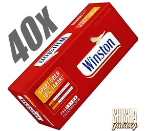 Winston Red - Extra - Filterhülsen - 40 x 250 Stück (10.000 Stk) Winston Red - Extra - Filterhülsen - 40 x 250 Stück (10.000 Stk)