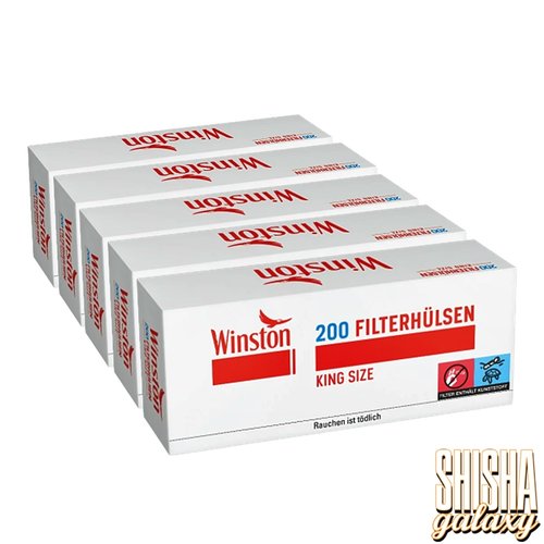 Winston Winston - Red - King Size - Filterhülsen - 5 x 200 Stück (1000 Stk)