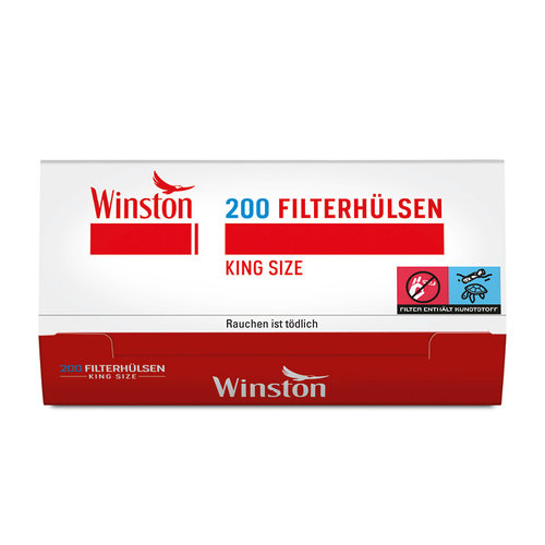 Winston Winston - Red - King Size - Filterhülsen - 50 x 200 Stück (10.000 Stk)