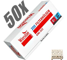 Winston Red - King Size - Filterhülsen - 50 x 200 Stück (10.000 Stk) Winston Red - King Size - Filterhülsen - 50 x 200 Stück (10.000 Stk)