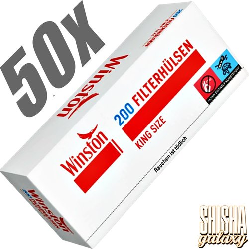 Winston Winston - Red - King Size - Filterhülsen - 50 x 200 Stück (10.000 Stk)