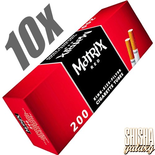 Matrix Matrix - Red - King Size - Filterhülsen - 10 x 200 Stück (2000 Stk)