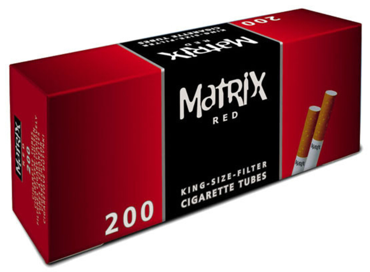 Matrix Matrix - Red - King Size - Filterhülsen - 50 x 200 Stück (10.000 Stk) Matrix Matrix - Red - King Size - Filterhülsen - 50 x 200 Stück (10.000 Stk)