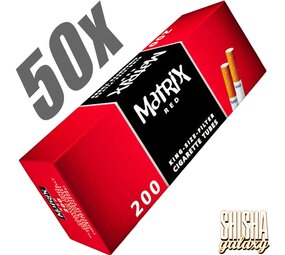 Matrix Red - King Size - Filterhülsen - 50 x 200 Stück (10.000 Stk) Matrix Red - King Size - Filterhülsen - 50 x 200 Stück (10.000 Stk)