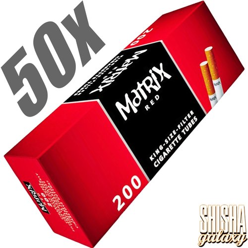 Matrix Matrix - Red - King Size - Filterhülsen - 50 x 200 Stück (10.000 Stk)