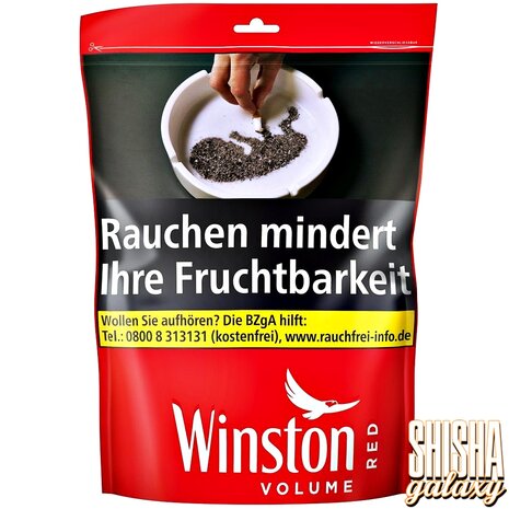 Winston Winston - Red - Volumentabak / Stopftabak - XXL Beutel - 110g Winston Winston - Red - Volumentabak / Stopftabak - XXL Beutel - 110g