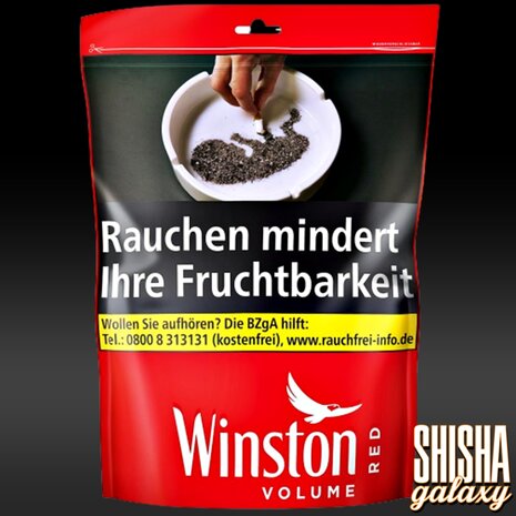 Winston Winston - Red - Volumentabak / Stopftabak - XXL Beutel - 110g Winston Winston - Red - Volumentabak / Stopftabak - XXL Beutel - 110g