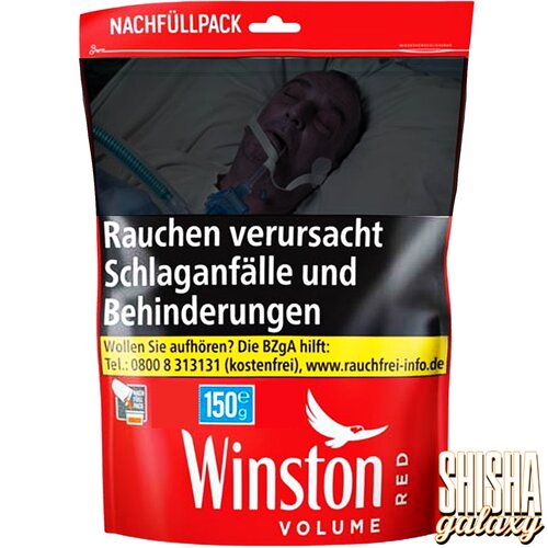 Winston Winston - Red - Volumentabak / Stopftabak - XXXL Beutel - 155g
