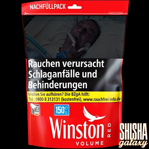 Winston Winston - Red - Volumentabak / Stopftabak - XXXL Beutel - 150g
