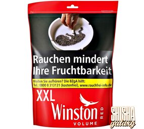 Winston Red - Volumentabak / Stopftabak - XXL Beutel - 110g Winston Red - Volumentabak / Stopftabak - XXL Beutel - 110g
