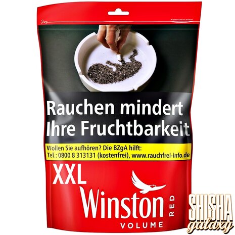 Winston Winston - Red - Volumentabak / Stopftabak - XXL Beutel - 110g Winston Winston - Red - Volumentabak / Stopftabak - XXL Beutel - 110g