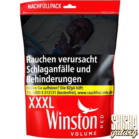 Winston Winston - Red - Volumentabak / Stopftabak - XXXL Beutel - 155g Winston Winston - Red - Volumentabak / Stopftabak - XXXL Beutel - 155g