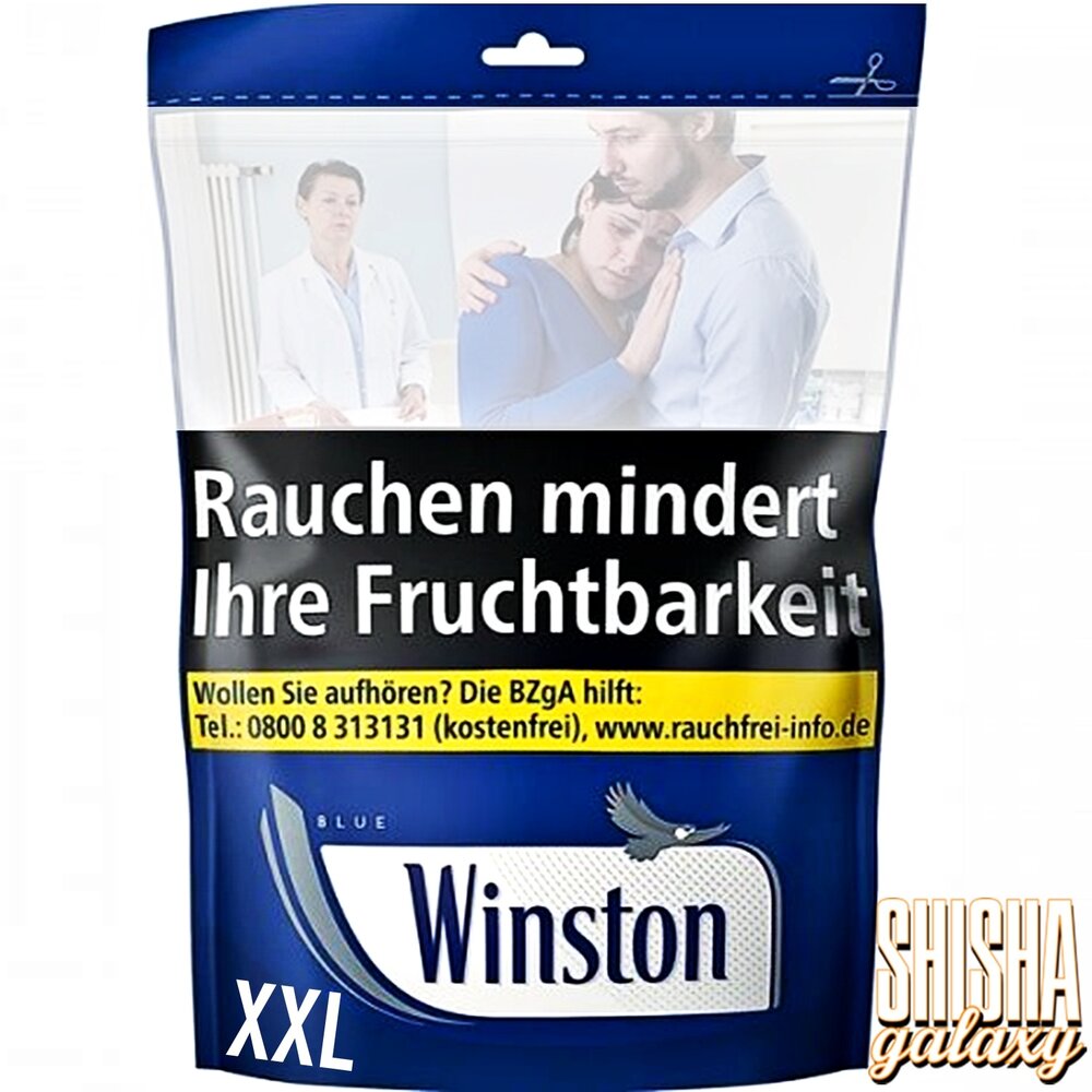 Winston Winston - Blue - Volumentabak / Stopftabak - XXL Beutel - 110g Winston Winston - Blue - Volumentabak / Stopftabak - XXL Beutel - 110g