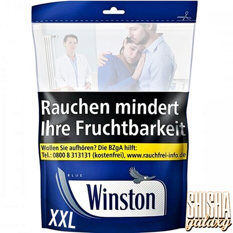 Winston Winston - Blue - Volumentabak / Stopftabak - XXL Beutel - 110g Winston Winston - Blue - Volumentabak / Stopftabak - XXL Beutel - 110g