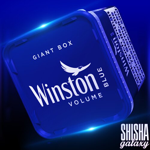 Winston Winston - Blue - Volumentabak / Stopftabak - Giant Box - 220g