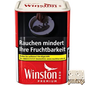 Winston Red - Premium - Volumentabak / Stopftabak - Dose - 75g