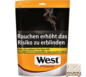 West Yellow - Volumentabak / Stopftabak - Beutel - 100g West Yellow - Volumentabak / Stopftabak - Beutel - 100g