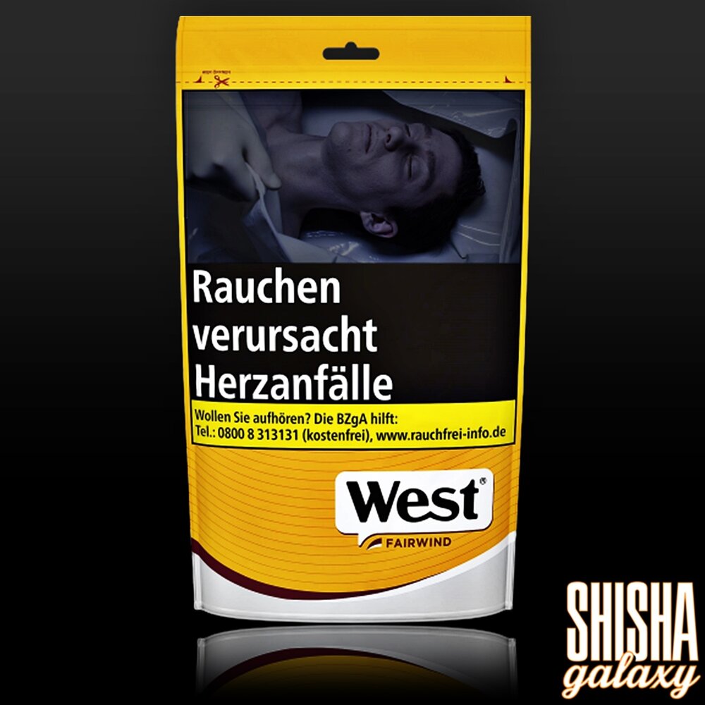 West West - Yellow - Volumentabak / Stopftabak - Beutel - 75g