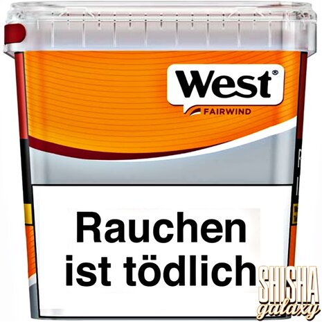 West West - Yellow - Volumentabak / Stopftabak - Box - 265g West West - Yellow - Volumentabak / Stopftabak - Box - 265g