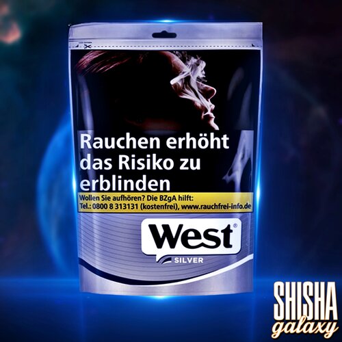 West West - Silver - Volumentabak / Stopftabak - Beutel - 75g