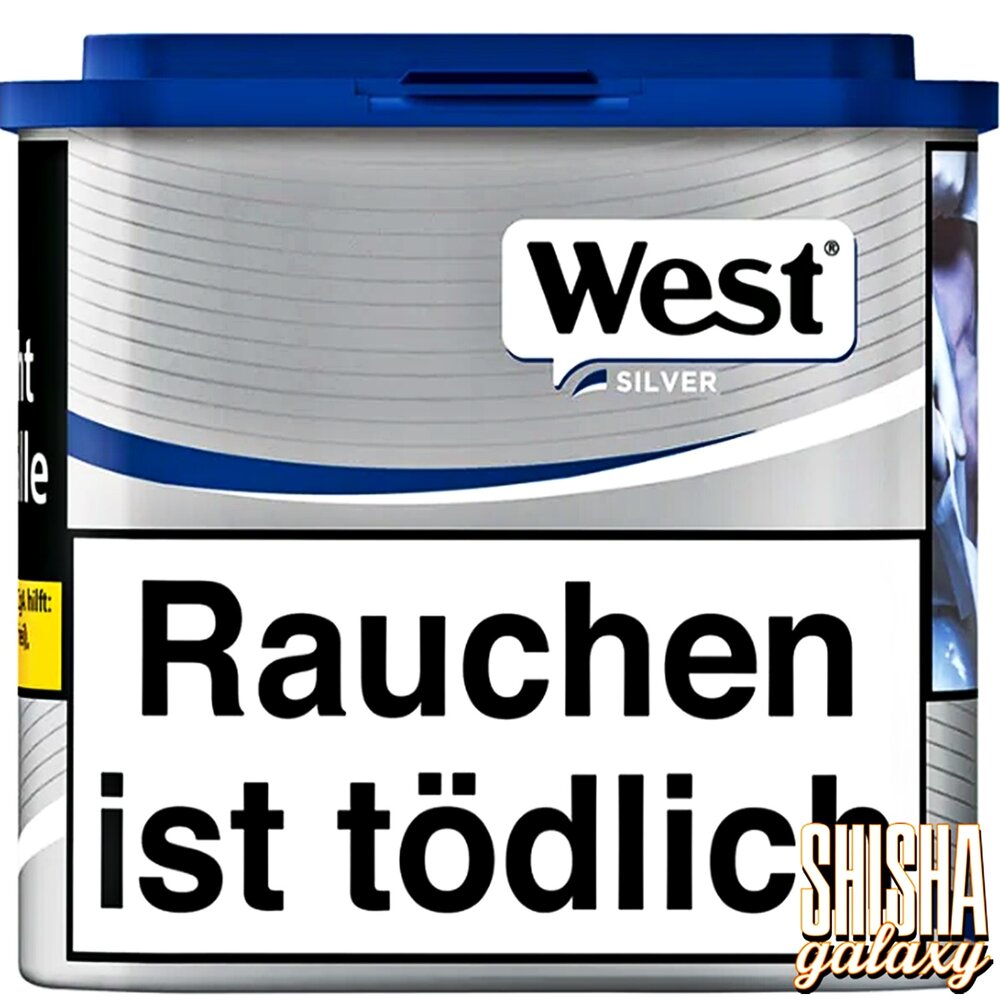 West West - Silver - Volumentabak / Stopftabak - Dose - 45g