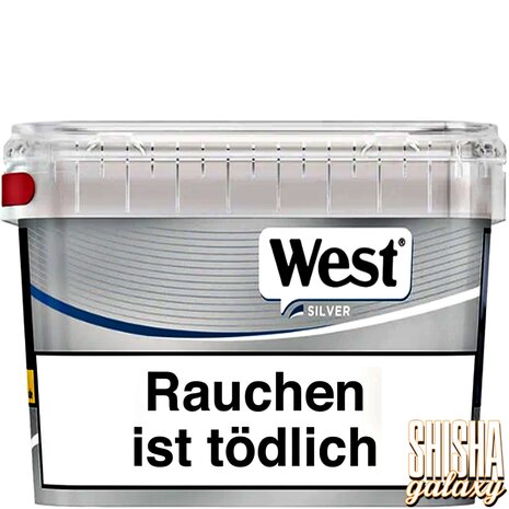 West West - Silver - Volumentabak / Stopftabak - Box - 125g West West - Silver - Volumentabak / Stopftabak - Box - 125g