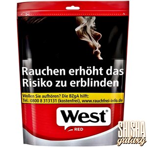 West Red - Volumentabak / Stopftabak - Beutel - 65g