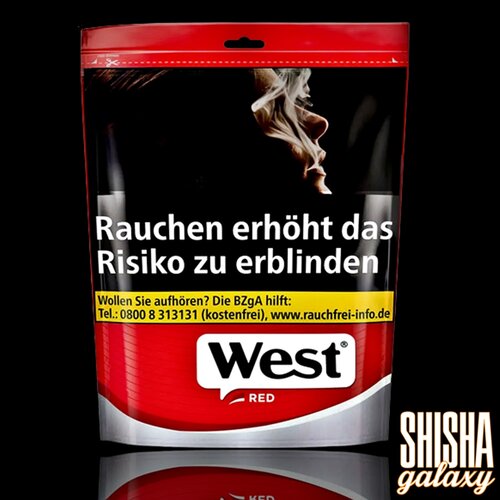 West West - Red - Volumentabak / Stopftabak - Beutel - 65g