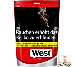 West Red - Volumentabak / Stopftabak - Beutel - 132g West Red - Volumentabak / Stopftabak - Beutel - 132g
