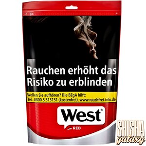 West Red - Volumentabak / Stopftabak - Beutel - 132g