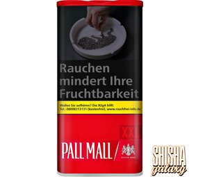 Pall Mall Red - XXL - Volumentabak / Stopftabak - Dose - 85g Pall Mall Red - XXL - Volumentabak / Stopftabak - Dose - 85g
