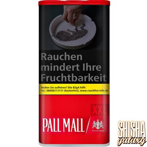 Pall Mall Red - XXL - Volumentabak / Stopftabak - Dose - 77g