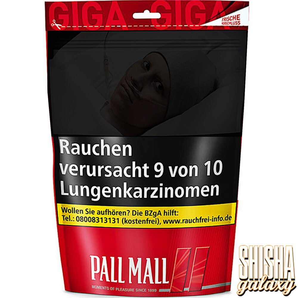 Pall Mall Pall Mall - Red - Giga - Volumentabak / Stopftabak - Beutel - 110g Pall Mall Pall Mall - Red - Giga - Volumentabak / Stopftabak - Beutel - 110g