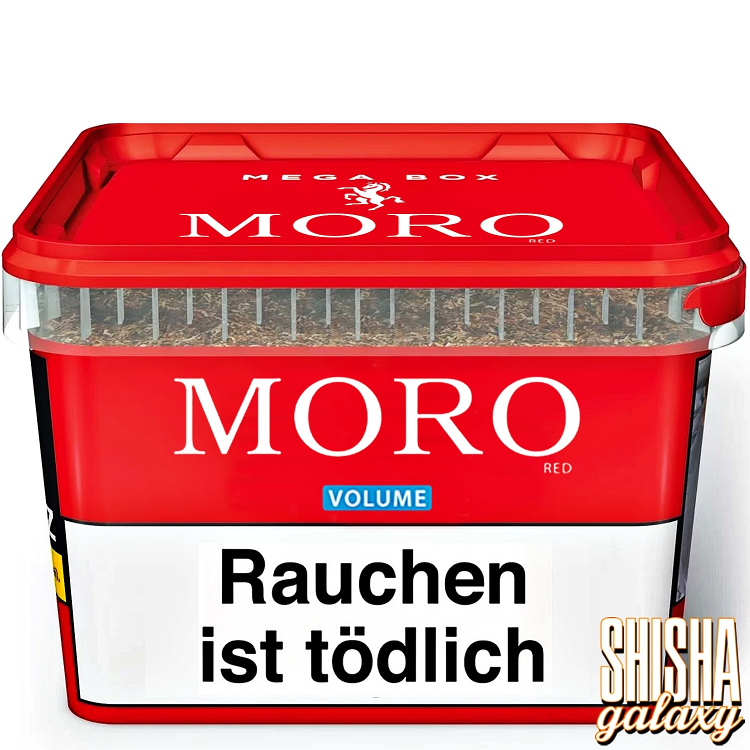 Moro - Red - Volumentabak / Stopftabak - Mega Box - 155g - Shisha