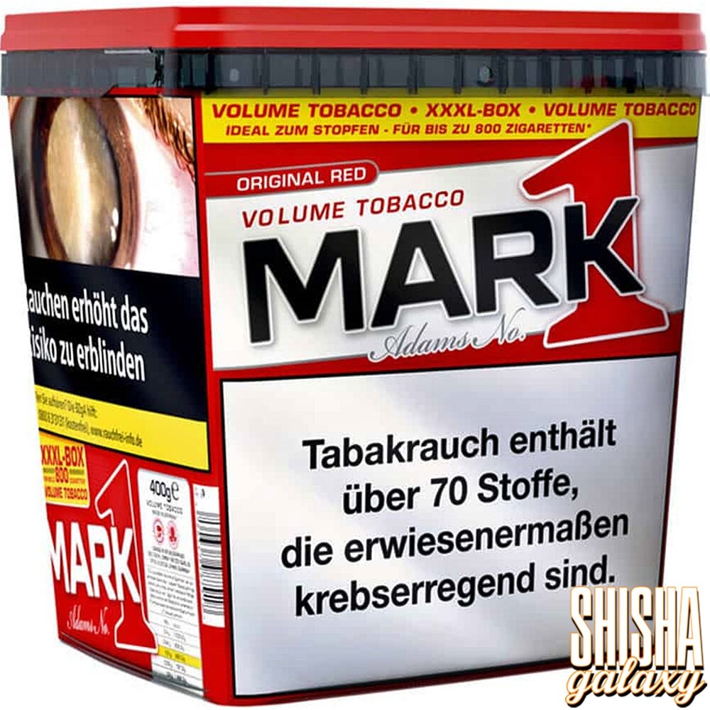 Mark Adams No. 1 Mark Adams No. 1 - Original Red - Volumentabak / Stopftabak - XXXL Box - 400g