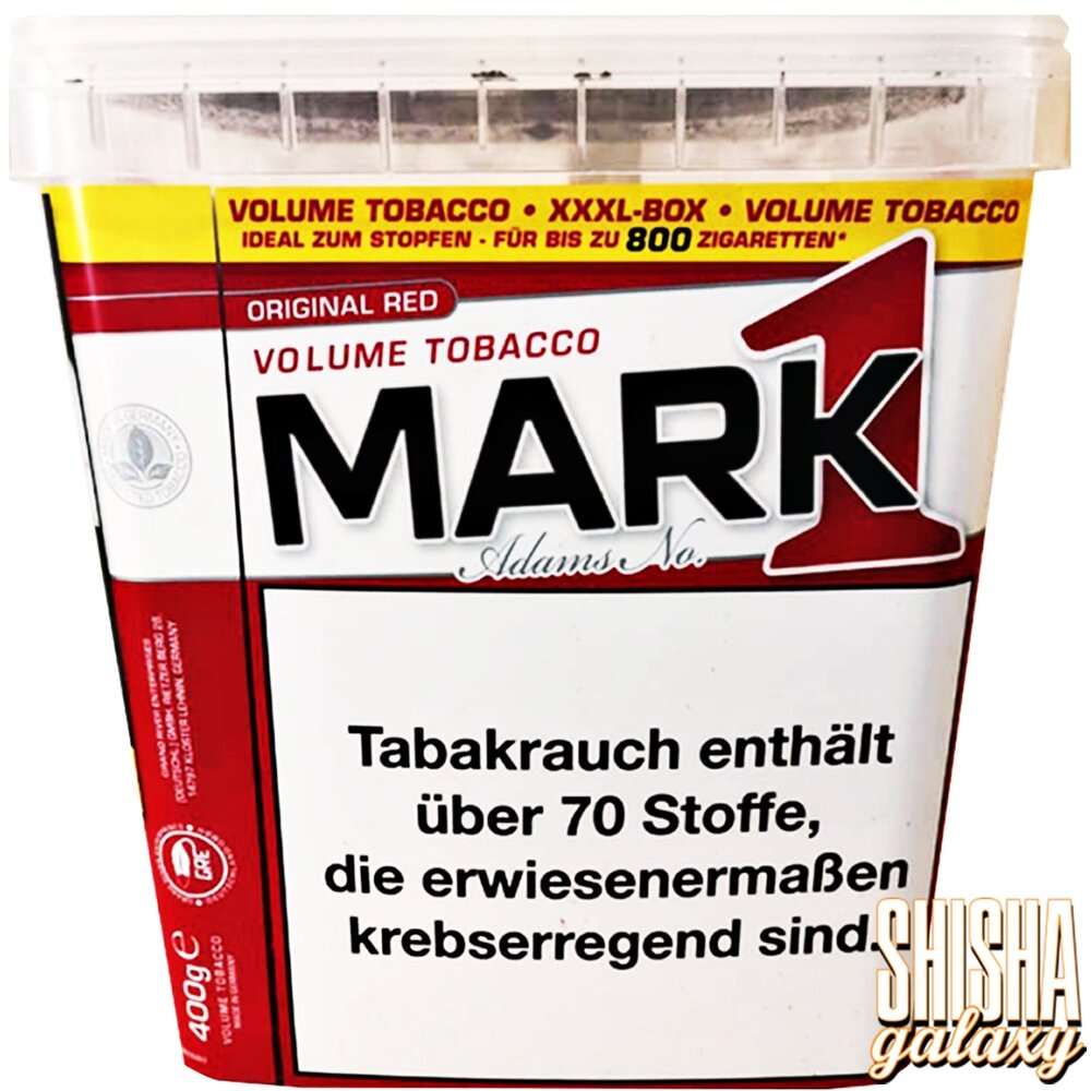 Mark Adams No. 1 Mark Adams No. 1 - Original Red - Volumentabak / Stopftabak - XXXL Box - 400g