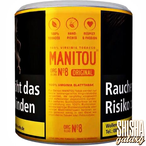 Manitou Manitou - Orignal Blend No.8 - Feinschnitttabak - Dose - 80g Manitou Manitou - Orignal Blend No.8 - Feinschnitttabak - Dose - 80g
