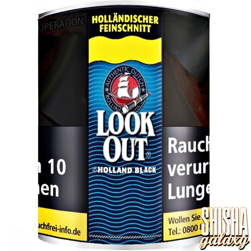 Look Out Holland Black - Feinschnitttabak - Dose - 120g