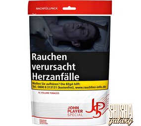 John Player Special Red - XXXL - Volumentabak / Stopftabak - Beutel - 90g John Player Special Red - XXXL - Volumentabak / Stopftabak - Beutel - 90g