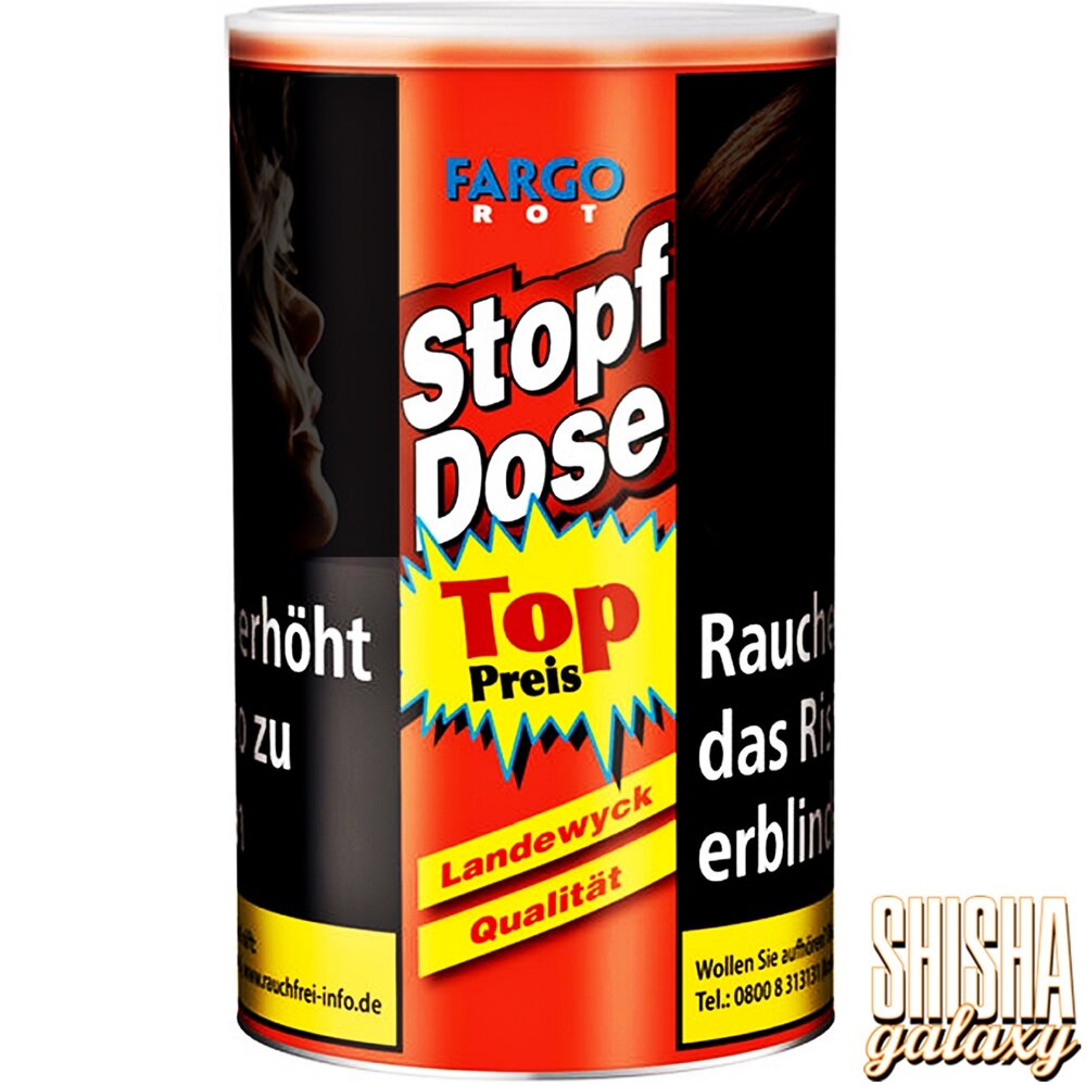 Fargo Fargo - Stopf-Dose - Rot - Feinschnitttabak - Dose - 137g Fargo Fargo - Stopf-Dose - Rot - Feinschnitttabak - Dose - 137g