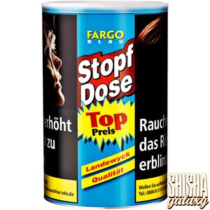 Fargo Stopf-Dose - Blau - Feinschnitttabak - Dose - 137g
