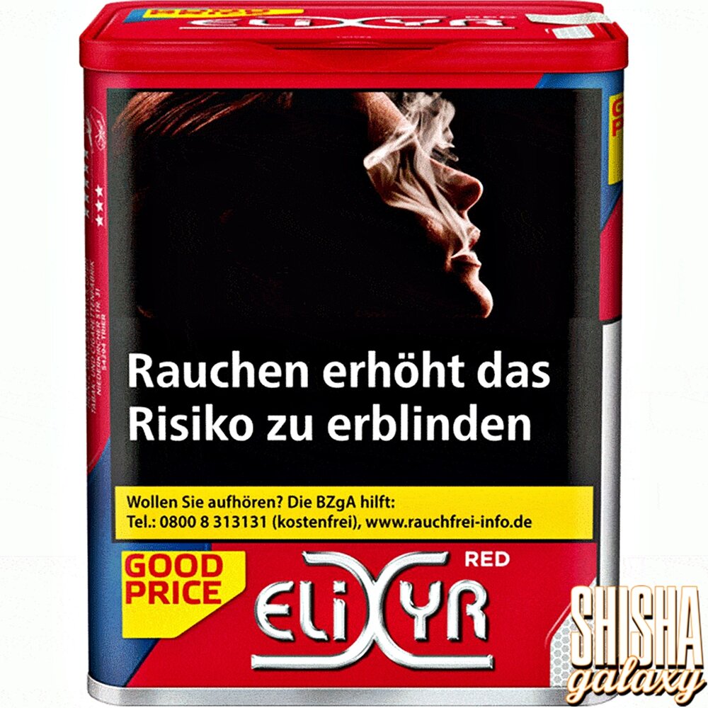Elixyr Elixyr - Red - Feinschnitttabak - Dose - 115g Elixyr Elixyr - Red - Feinschnitttabak - Dose - 115g
