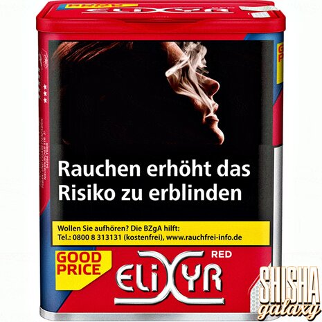 Elixyr Elixyr - Red - Feinschnitttabak - Dose - 115g Elixyr Elixyr - Red - Feinschnitttabak - Dose - 115g