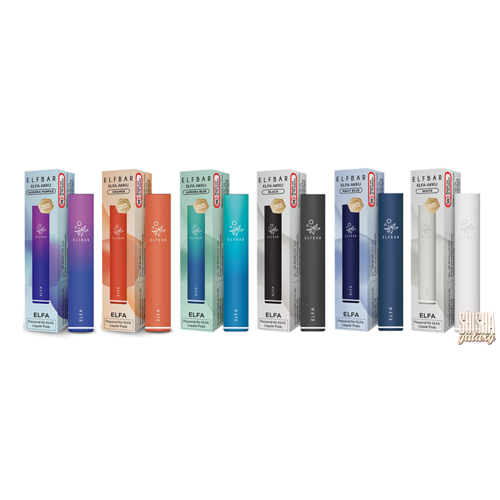 Elf Bar Elf Bar - ELFA - Prefilled Pod Kit - Akku 500 mAh - Aurora Green (Wiederaufladbare Mehrweg E-Zigarette)