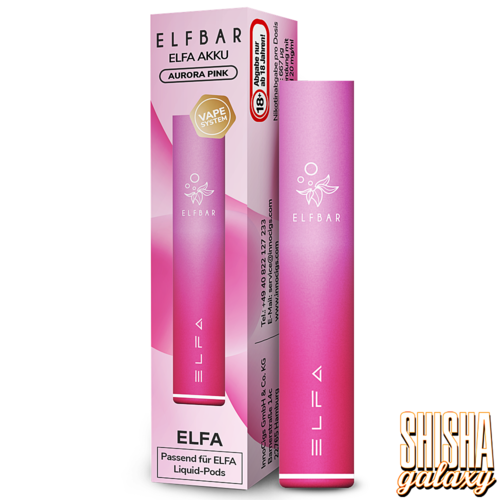 Elf Bar Elf Bar - ELFA - Prefilled Pod Kit Set - Akku 500 mAh - 10 Stück / Alle Farben (Wiederaufladbare Mehrweg E-Zigaretten)